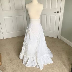 Vintage White Bridal A-Line Petticoat Slip